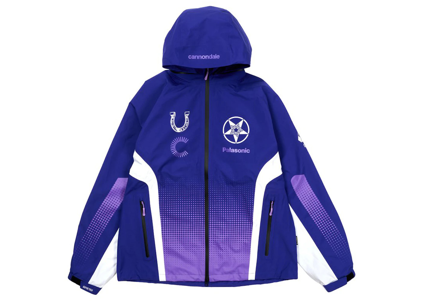 Palace x Cannondale Mad Boy Gore-Tex Paclite Jacket Blue/Violet - 2