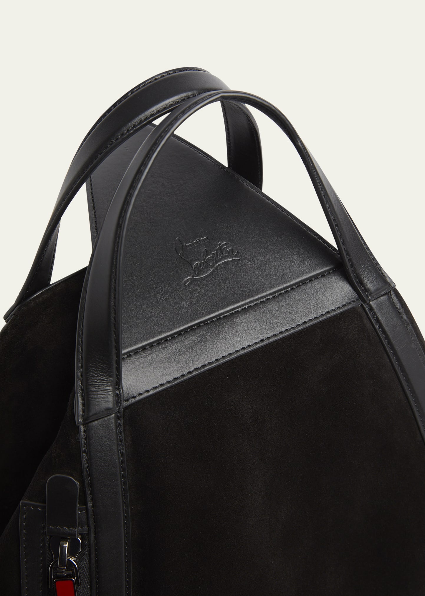 Men's Pyramid Leather Sling Bag - 4