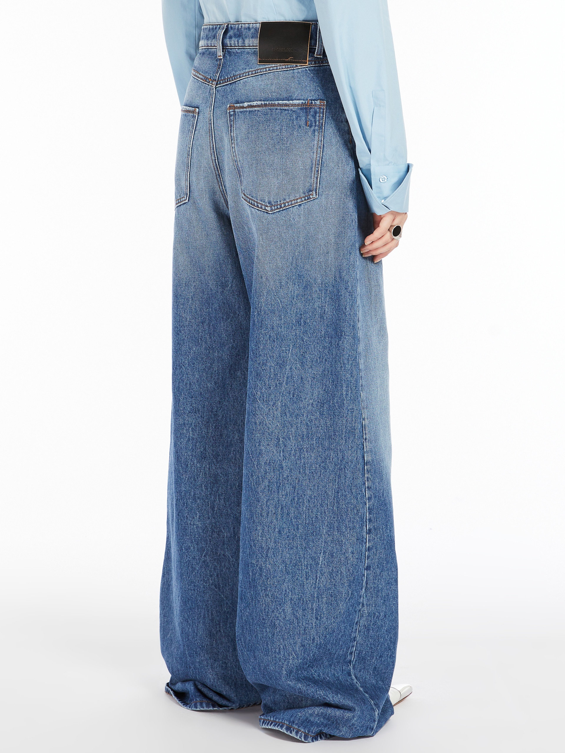 送料関税込【SPORTMAX】Procida mid-rise wide-leg jeans Sportmax Procida wide-leg jeans Sportmax