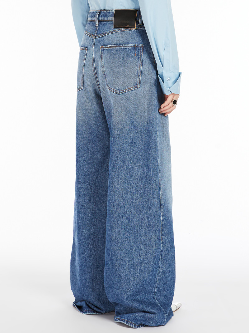 PROCIDA Oversized low-rise 5-pocket trousers 4