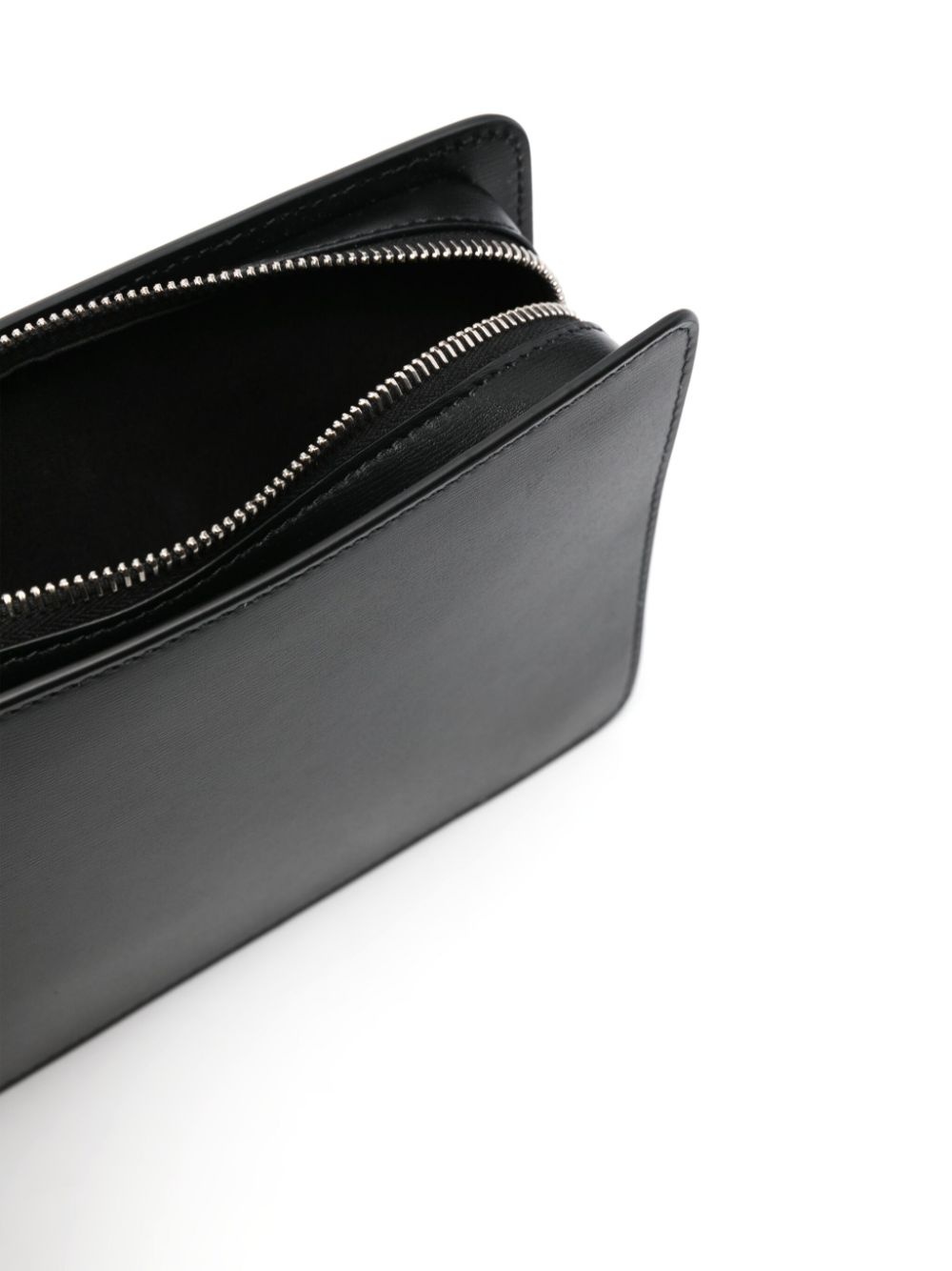 medium Zip Tie leather clutch - 5