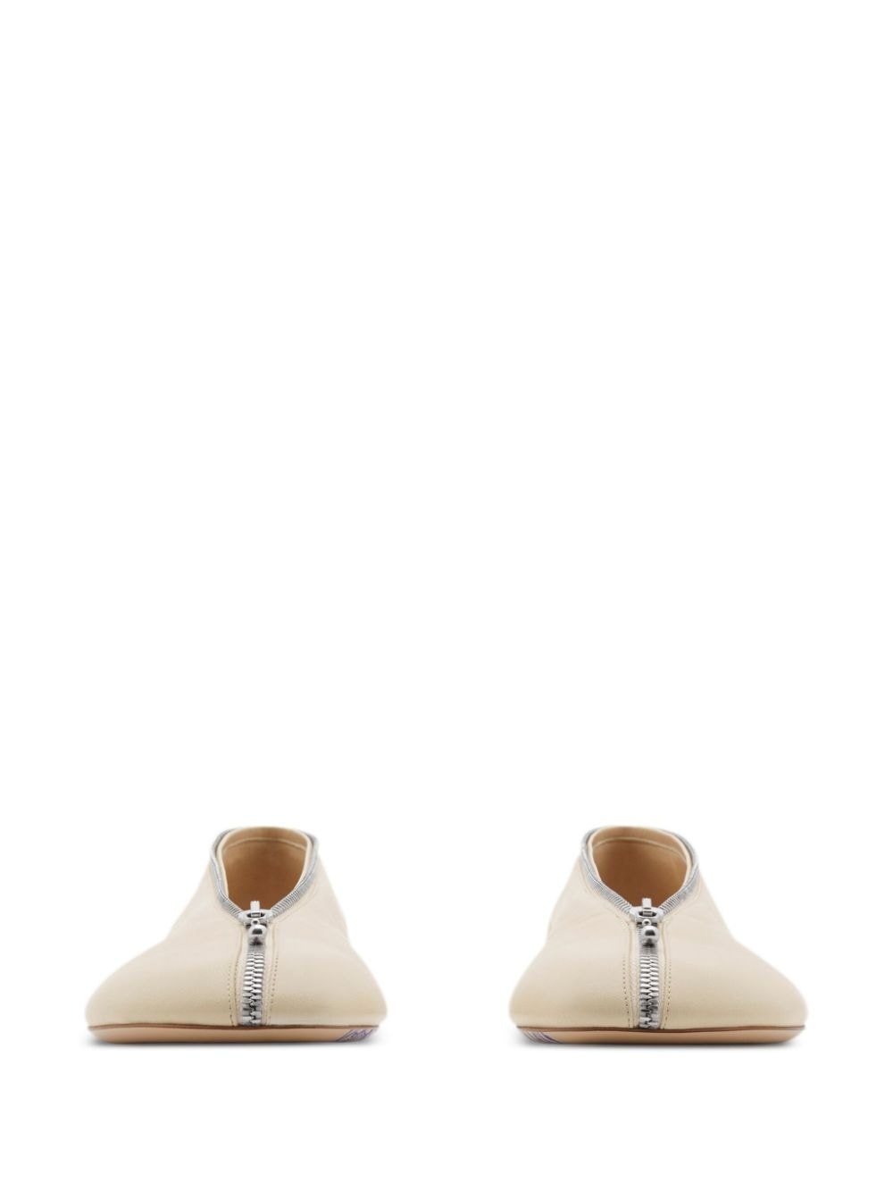 Sadler Zip leather ballerina shoes - 3
