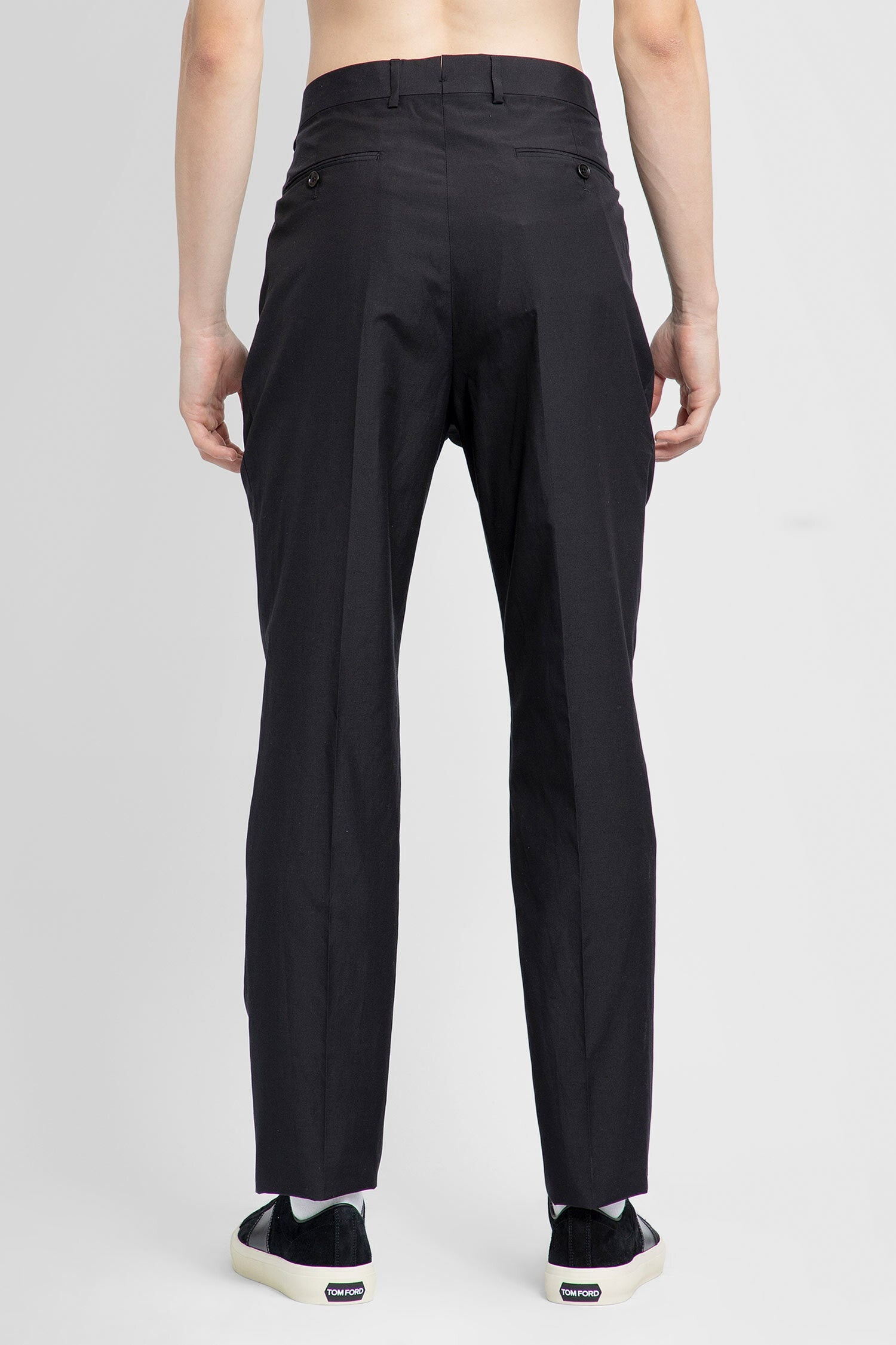 TOM FORD MAN BLACK TROUSERS - 4