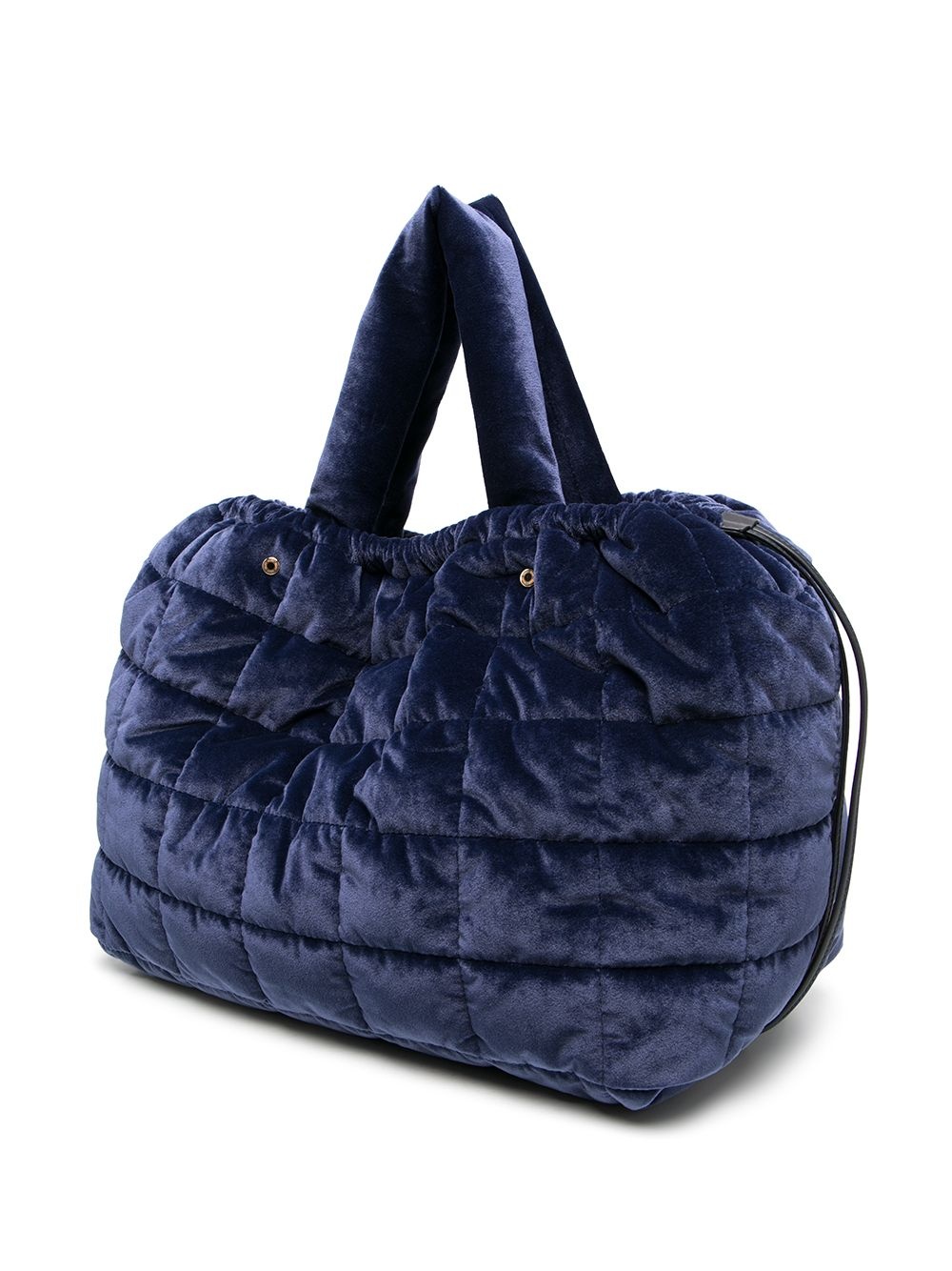 large quilted tote bag  - 3