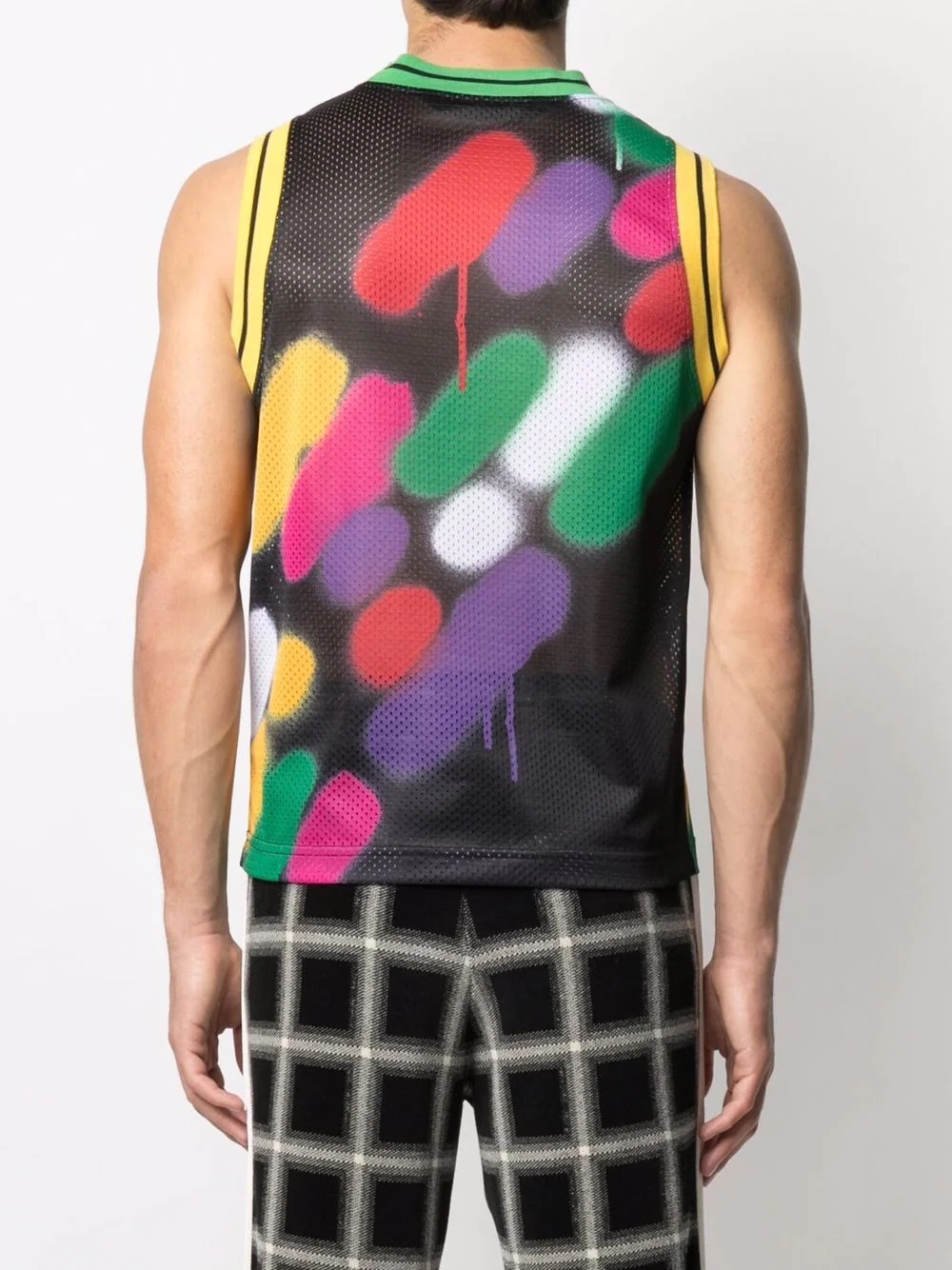 x Missoni Sport logo spray print tank - 4