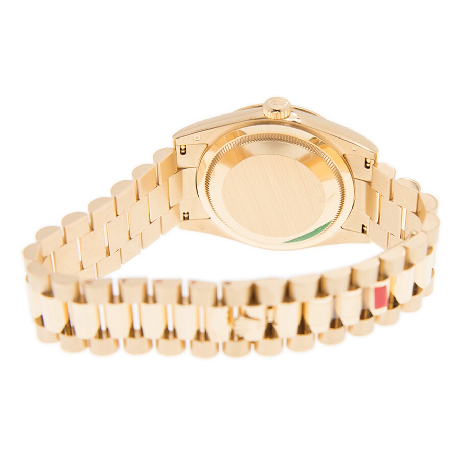 Rolex Day-Date Black Dial 18K Yellow Gold President Automatic Men's Watch 118238BKDP - 4