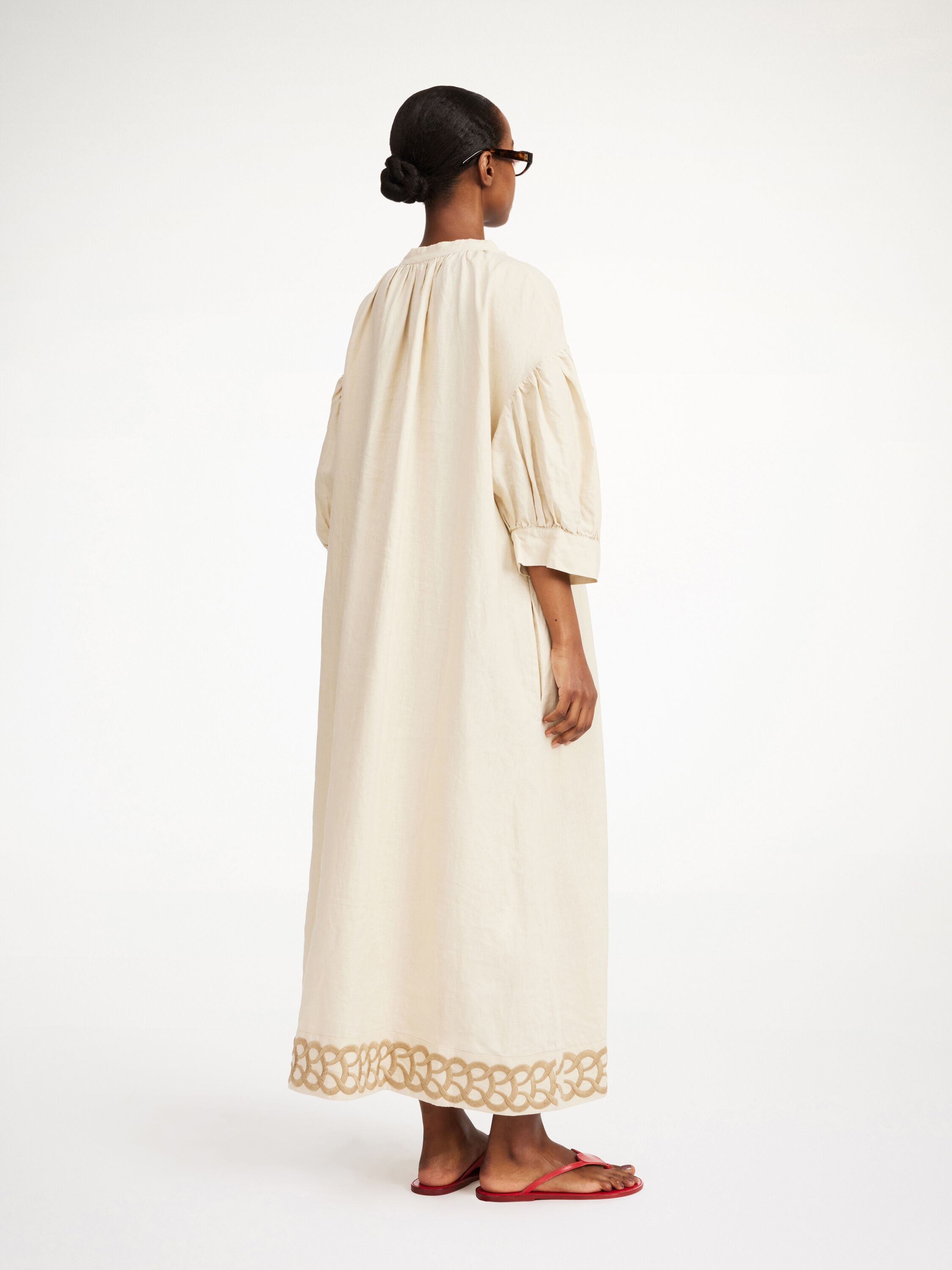 Lydea linen maxi dress - 3
