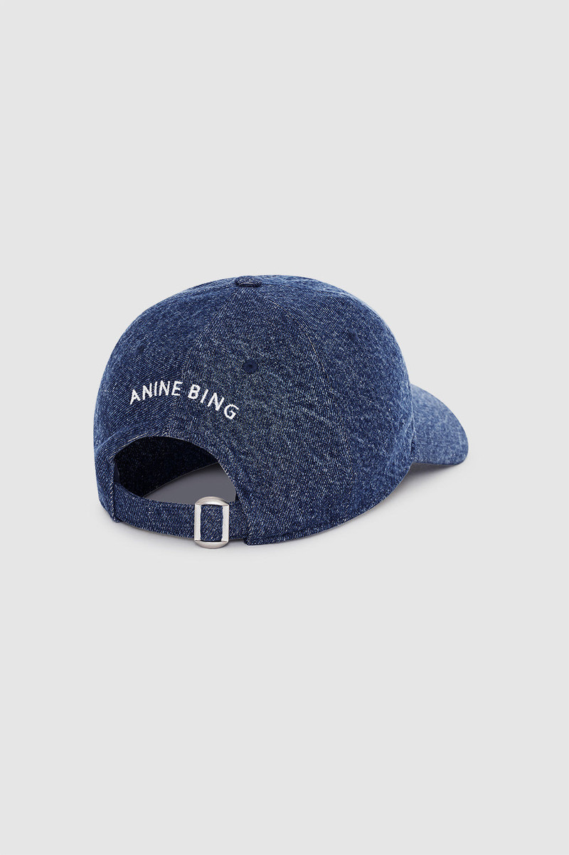 Jeremy Baseball Cap Ab - Clean Indigo 4