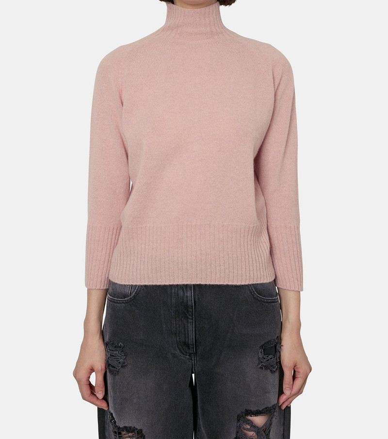 Simone Rocha Back Ribbon Dtl High Neck Cashmere outlook