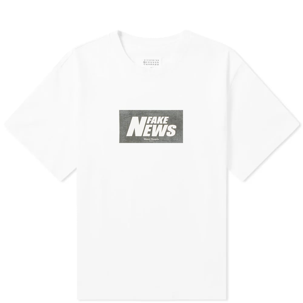 Maison Margiela 10 Oversize Fake News Tee - 1