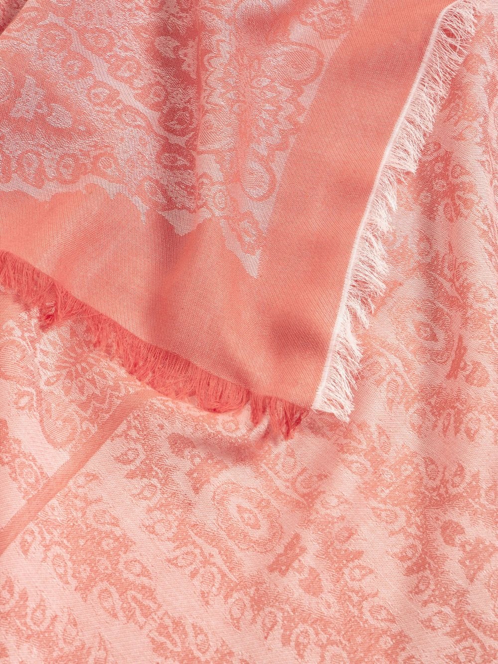 paisley-jacquard scarf - 2
