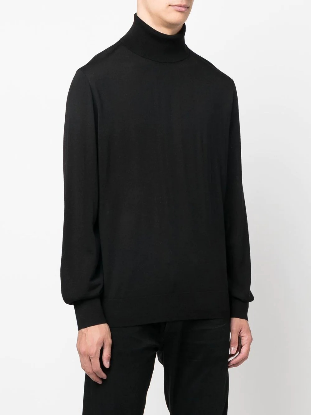 roll-neck wool jumper - 3