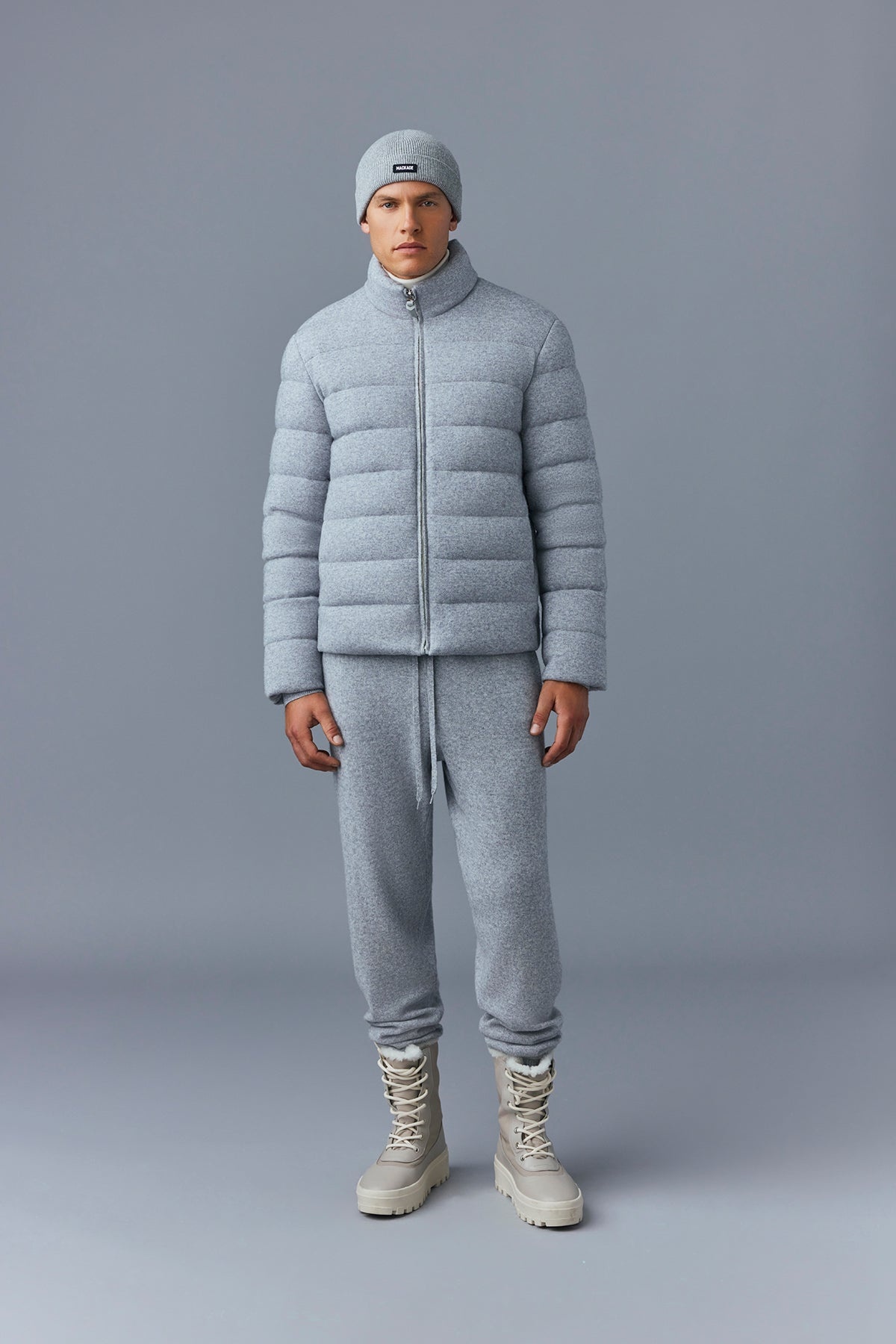 SCOTT Light down jacket with cashmere blend shell - 2