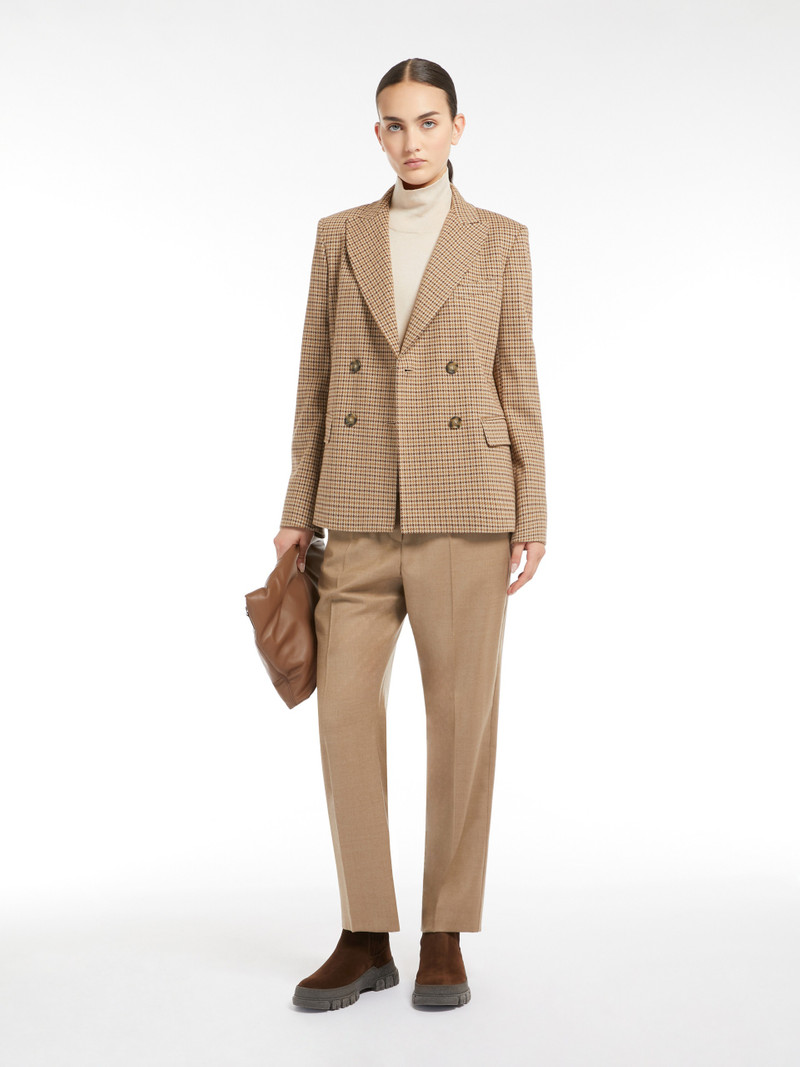 WEEKEND Max Mara FUNGHI Double-breasted jacquard jersey blazer outlook