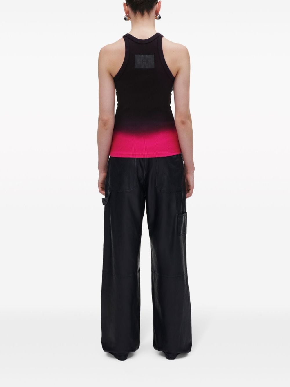 Grunge spray-effect tank top - 4