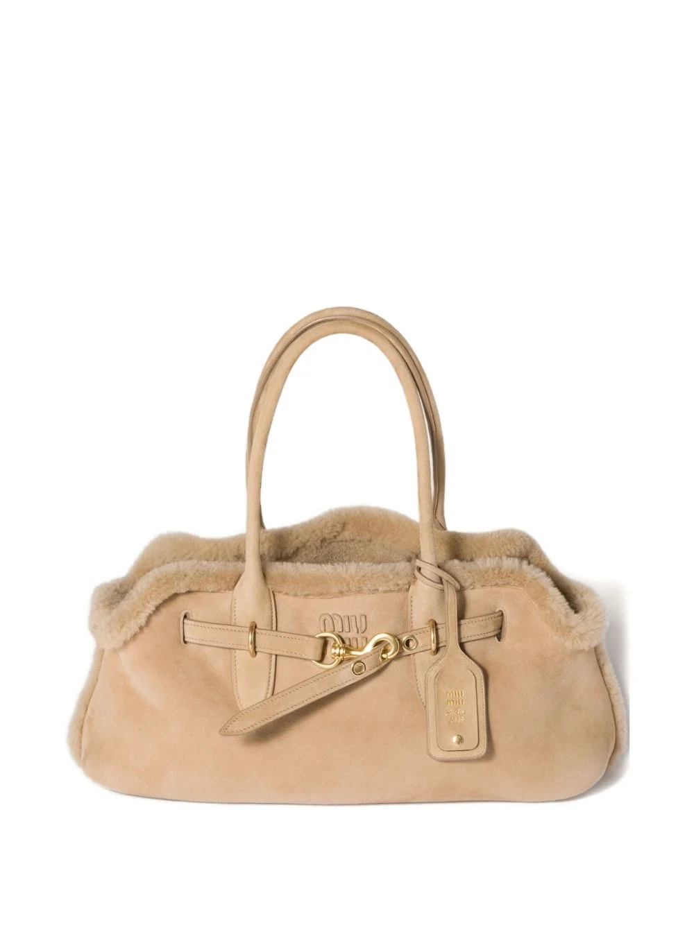 Aventure shearling tote bag - 1