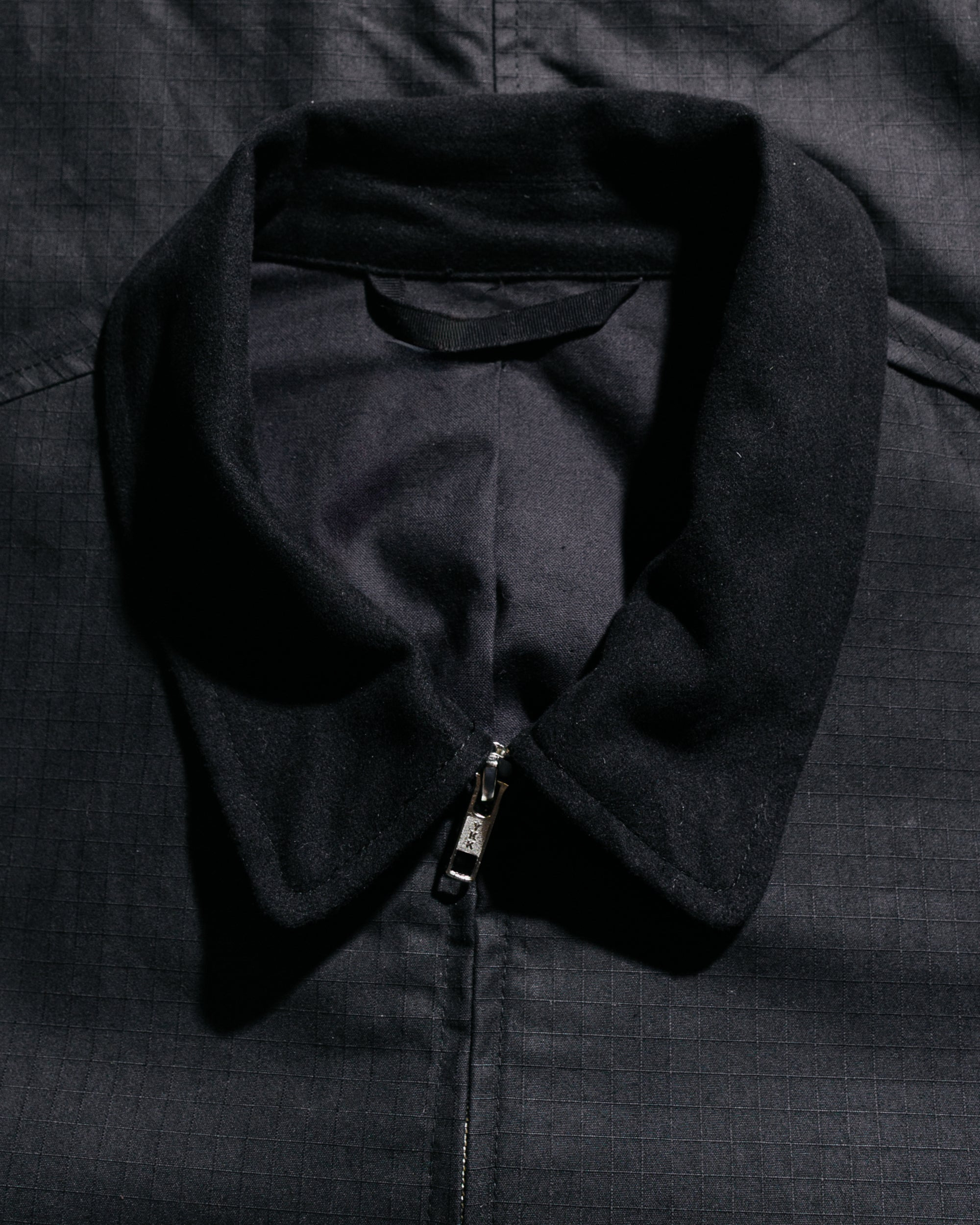 Site Jacket Black Waxed Organic Cotton Ripstop - 5