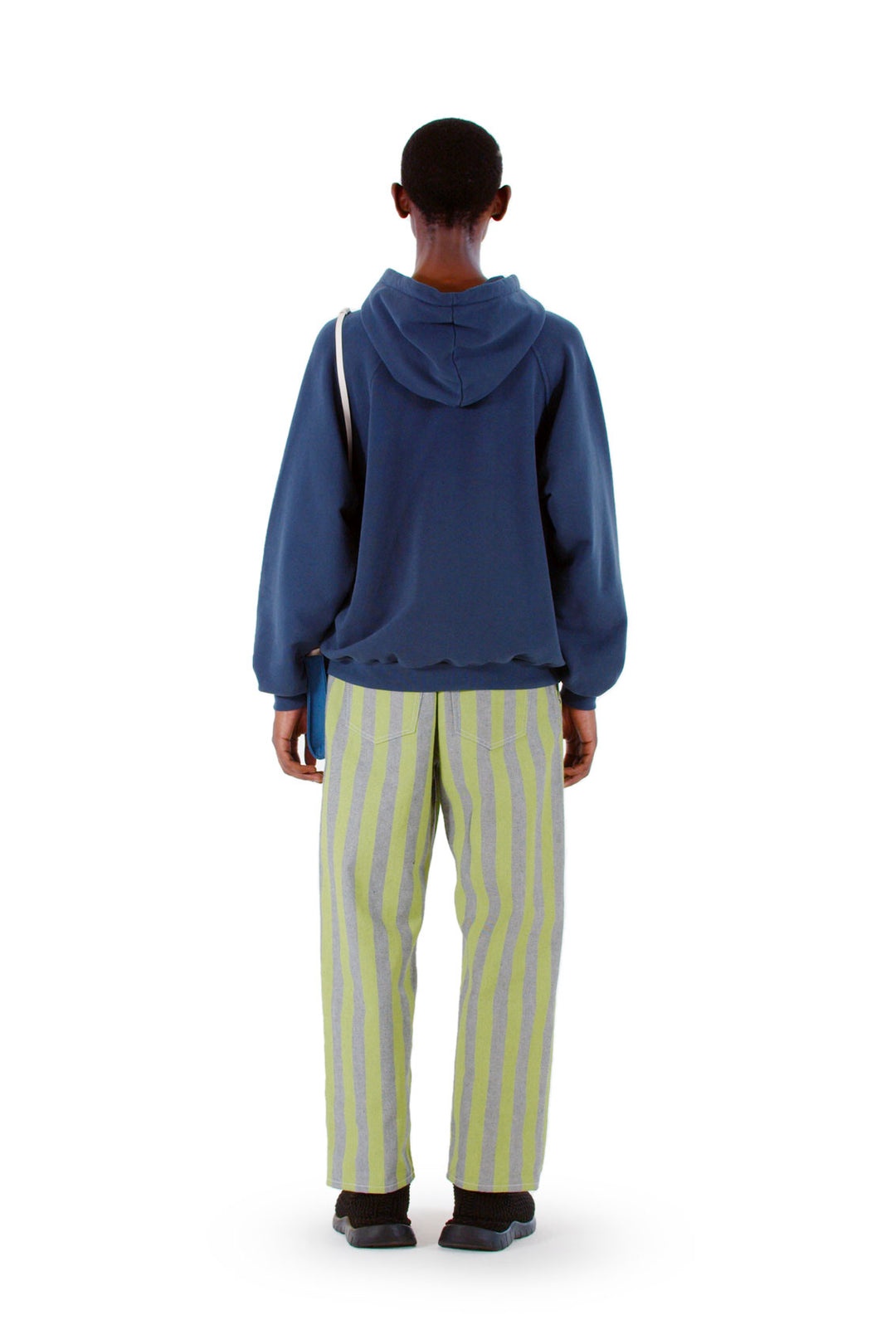 BLUE HOODIE WITH LOGO - 2