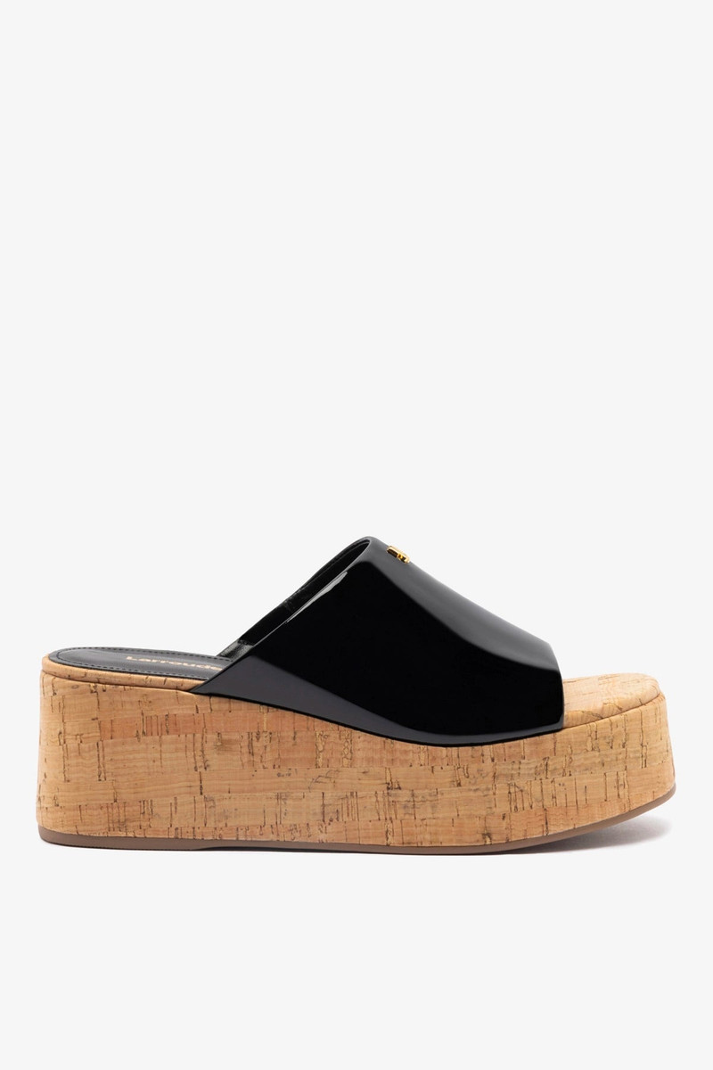 Charli Mule In Black Patent Leather 1
