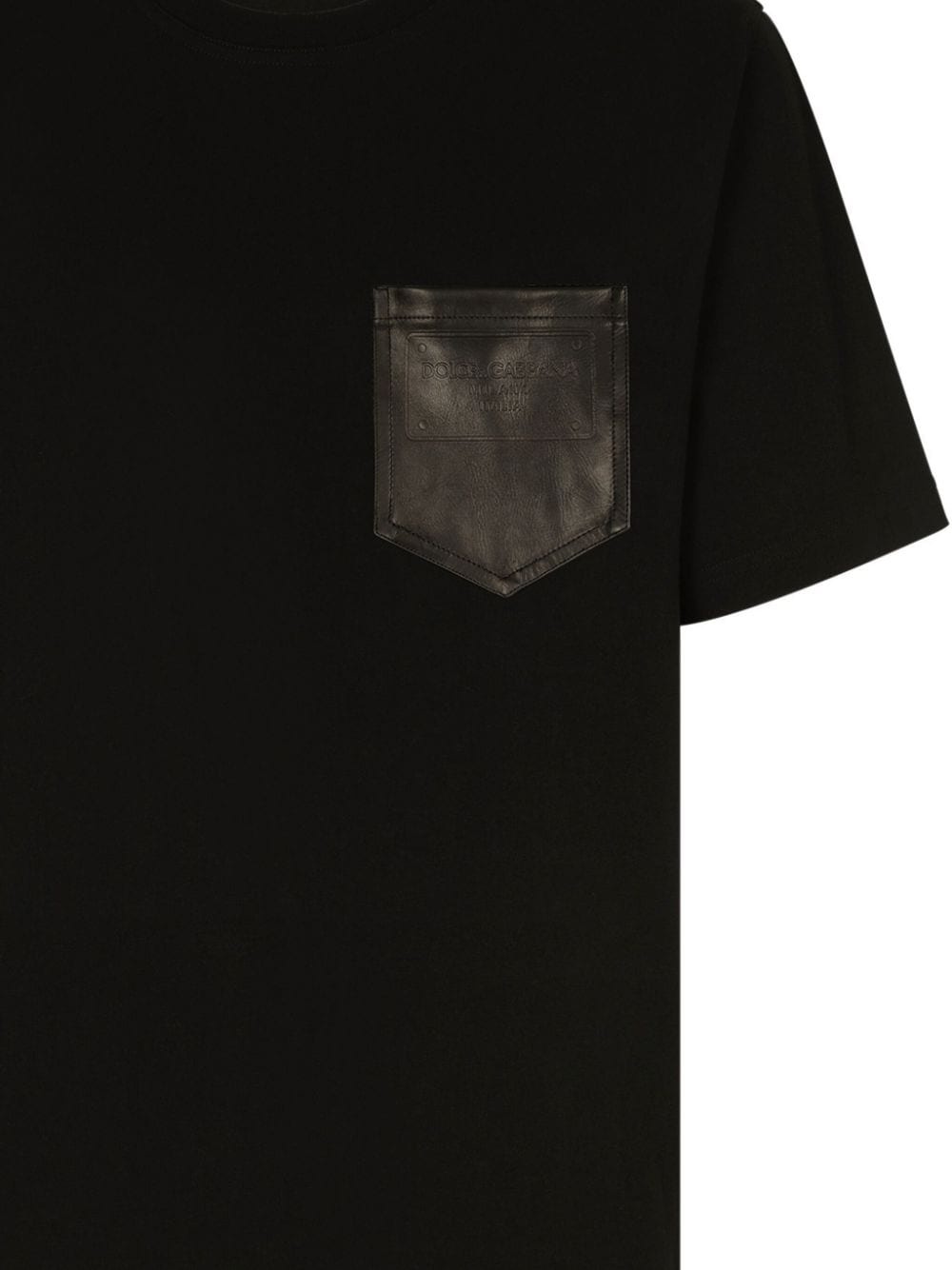 logo-stamp cotton T-shirt - 2