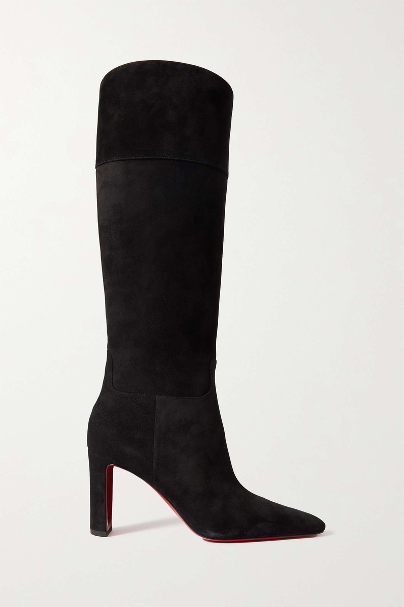 Suprabotta 85 suede knee boots 1