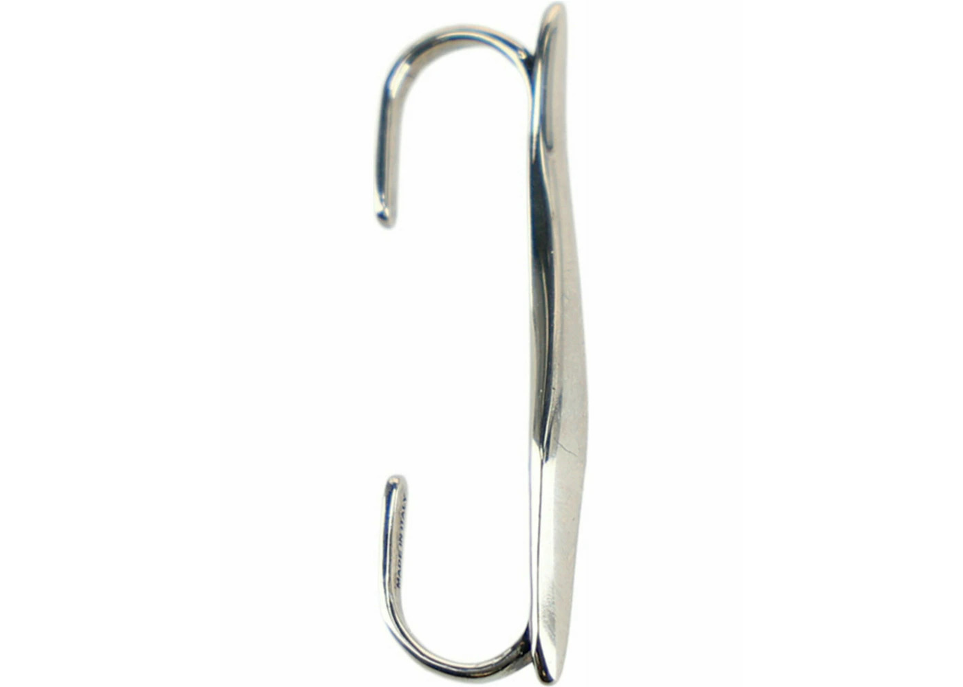 Alexander McQueen Molten Metal Top Bar Ear Cuff Silver - 3