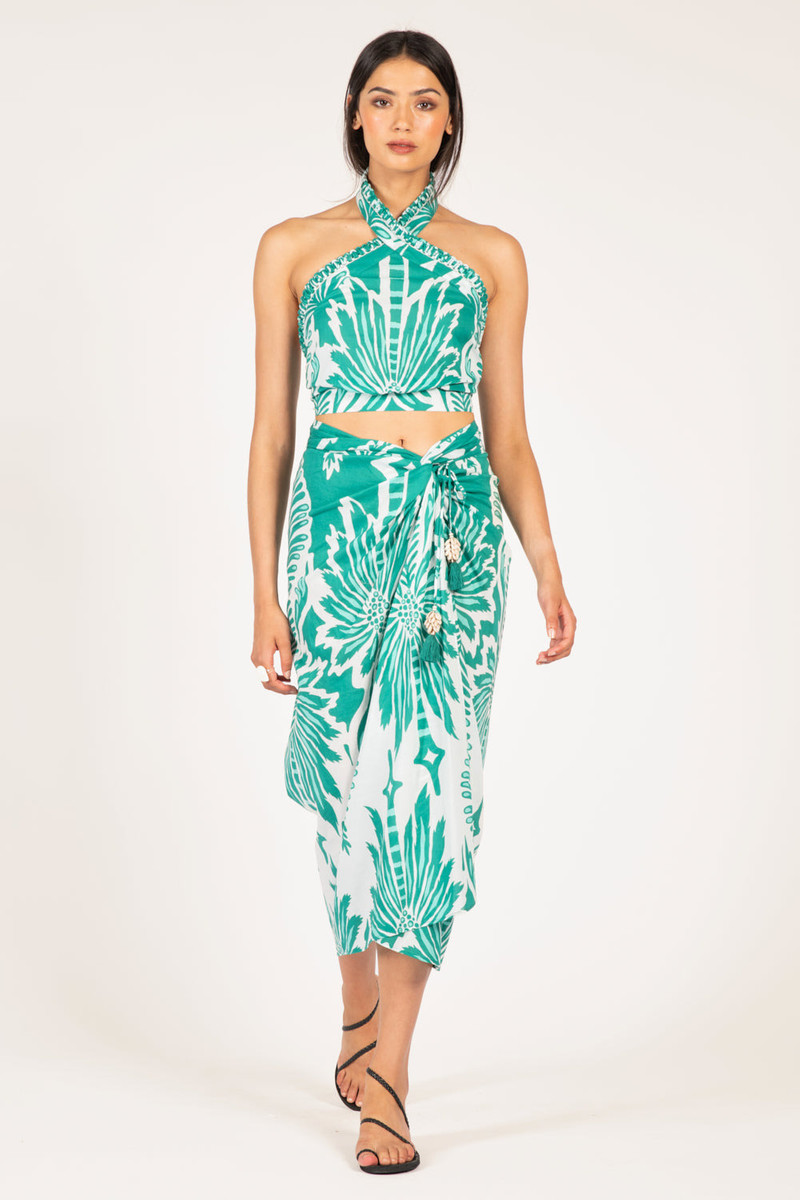 Long Skirt Uma - Mint Cartagena 1