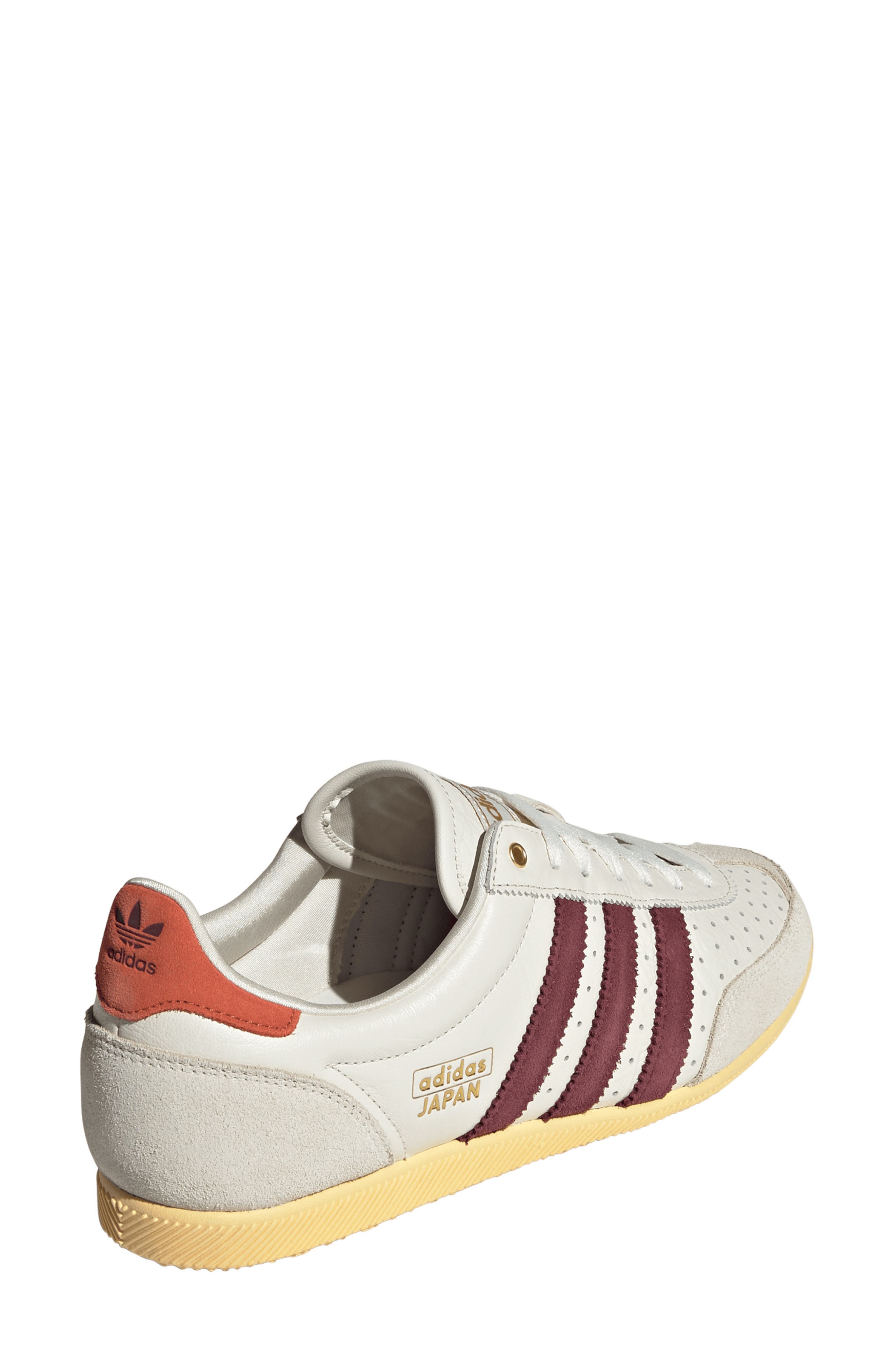 adidas Japan Low Top Sneaker in Off White/Shadow Red/Orange at Nordstrom - 2