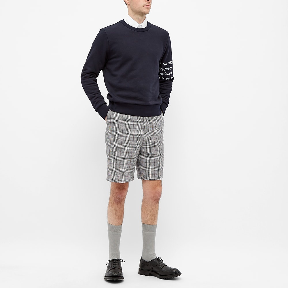 Thom Browne Embroidered 4 Bar Crew Sweat - 7