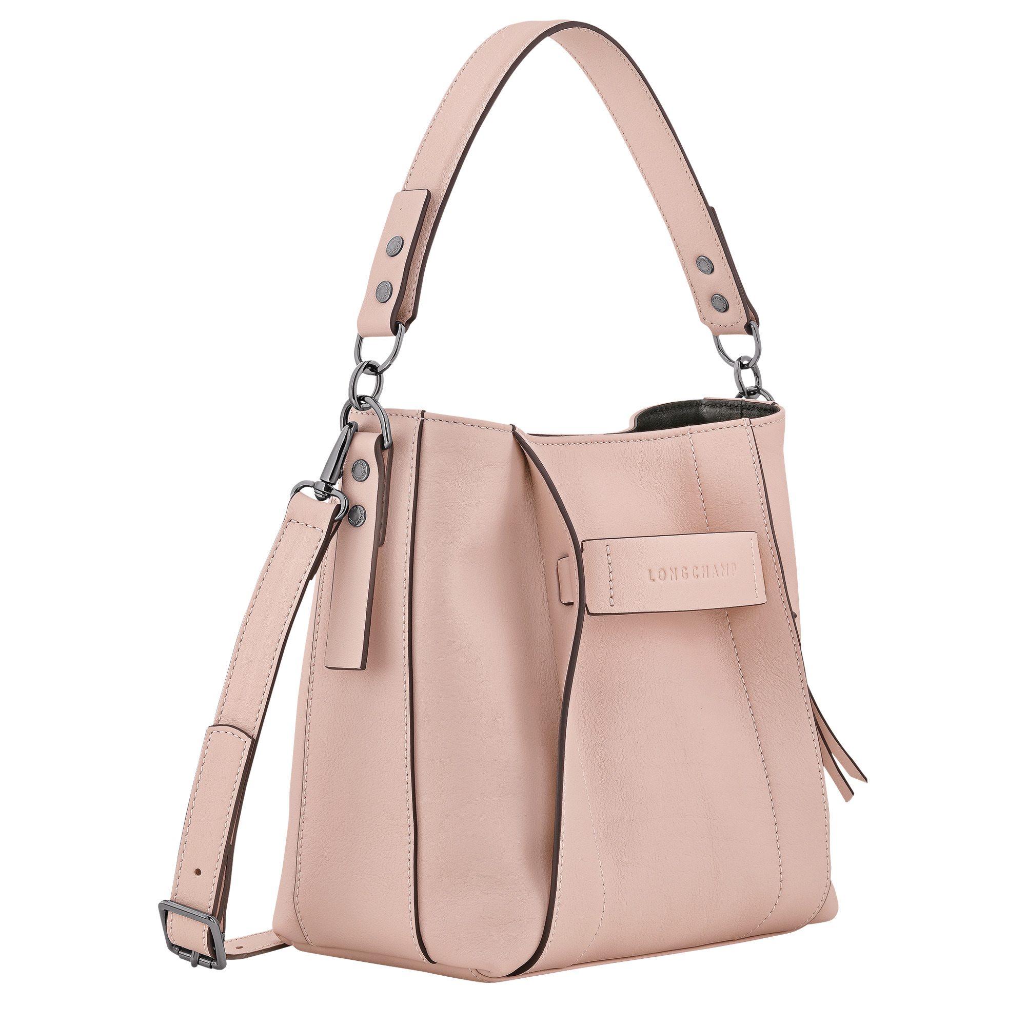 Longchamp 3D S Crossbody bag Petal Pink - Leather - 3