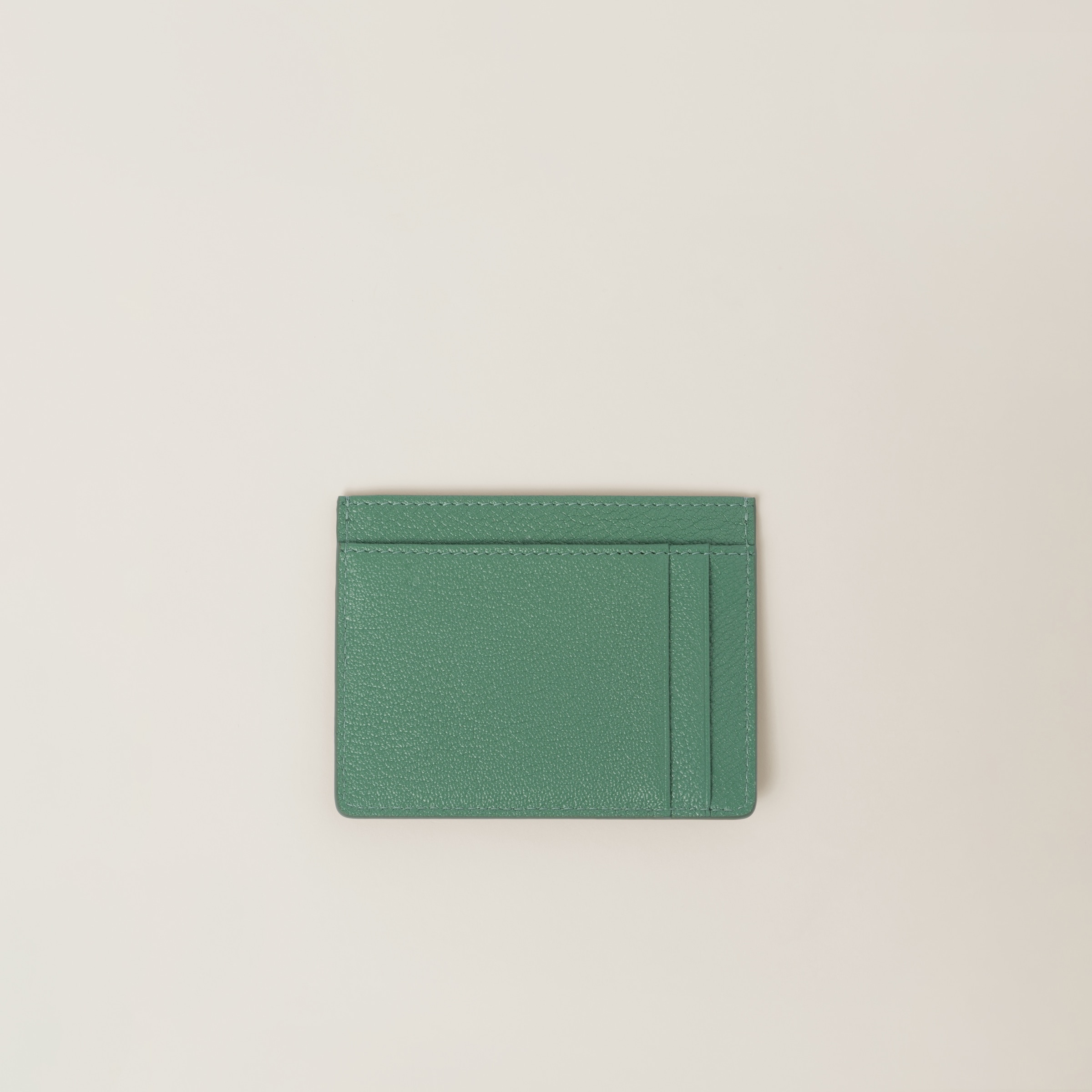 Madras leather card holder - 2