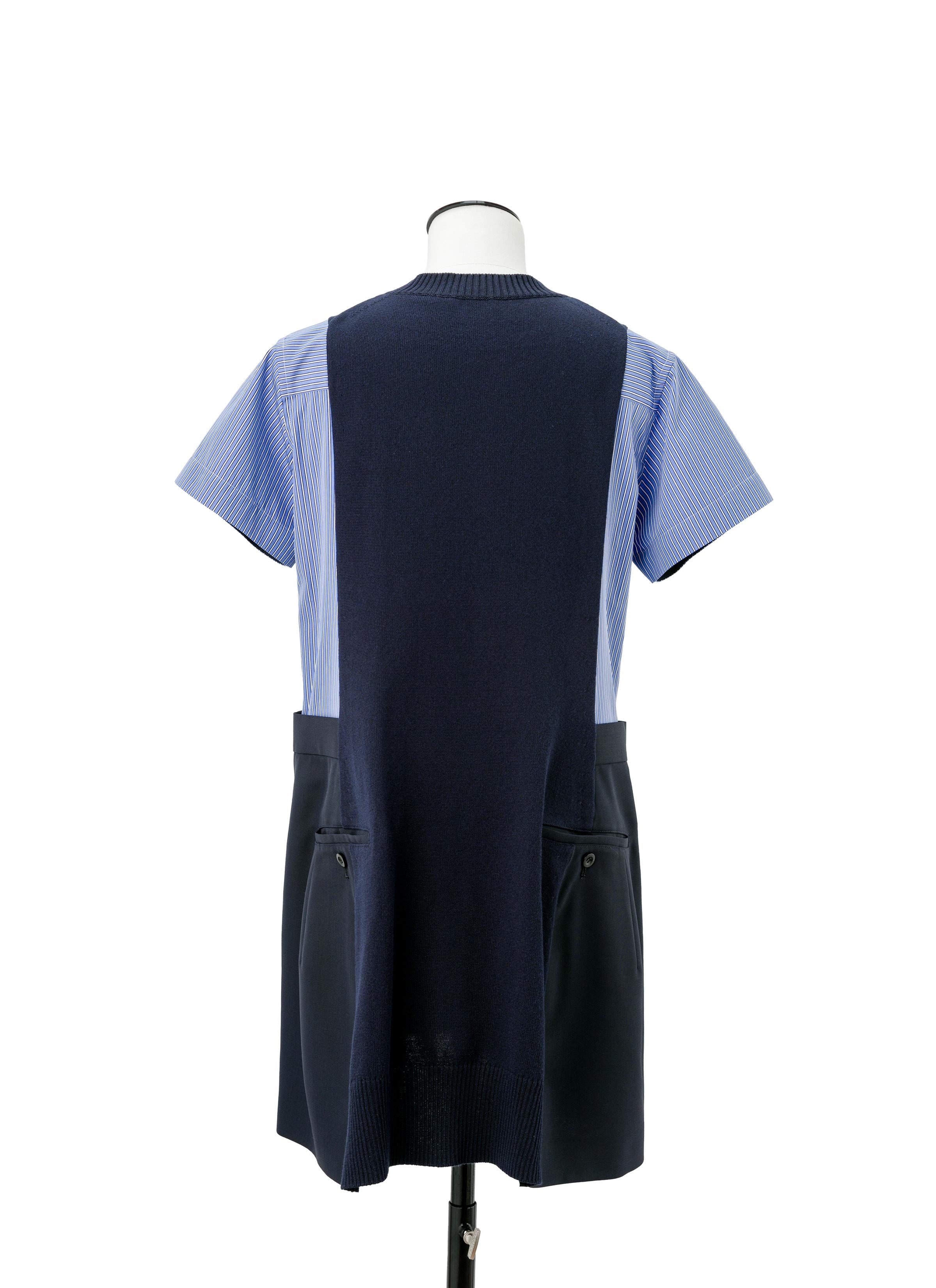 Poplin x Knit Dress - 3