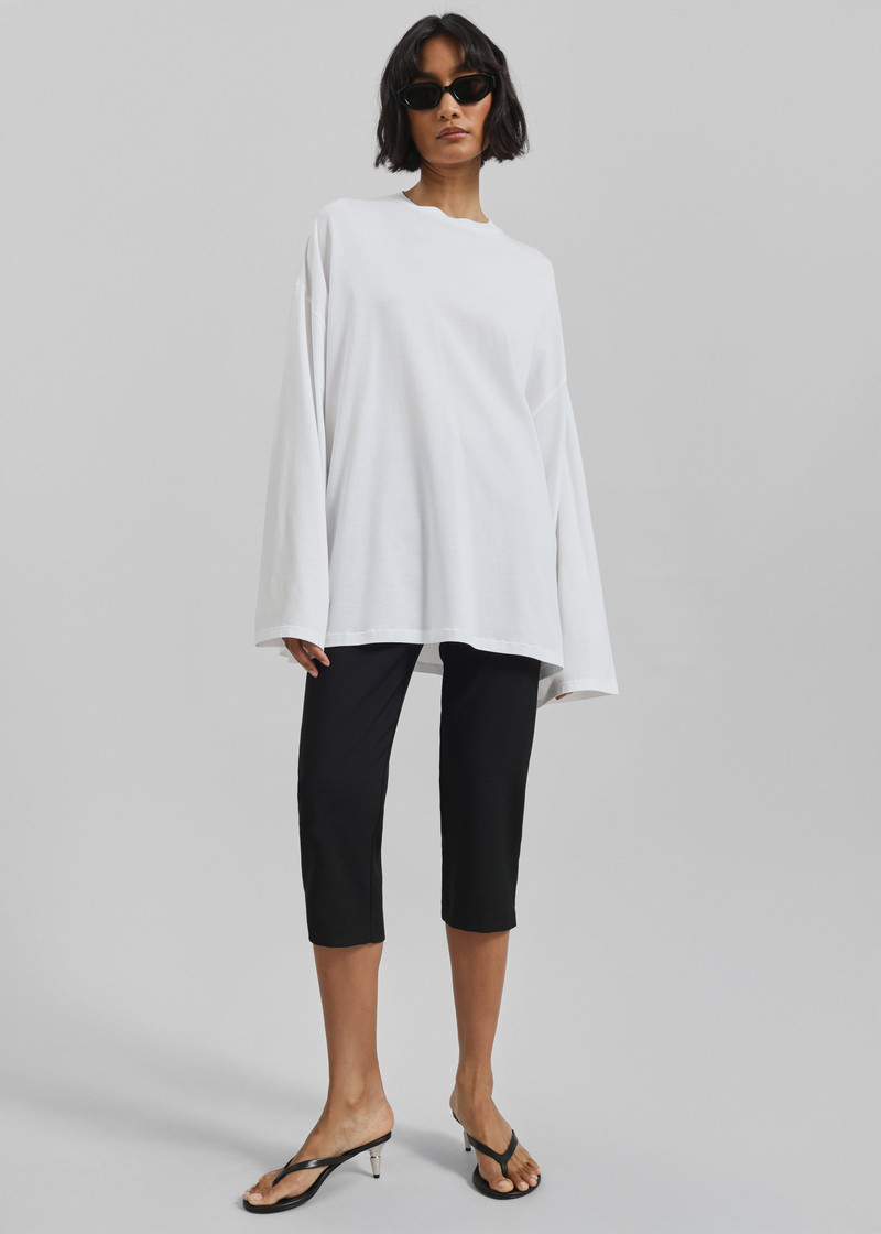 Rio Oversized Sleeve Tee - White 5