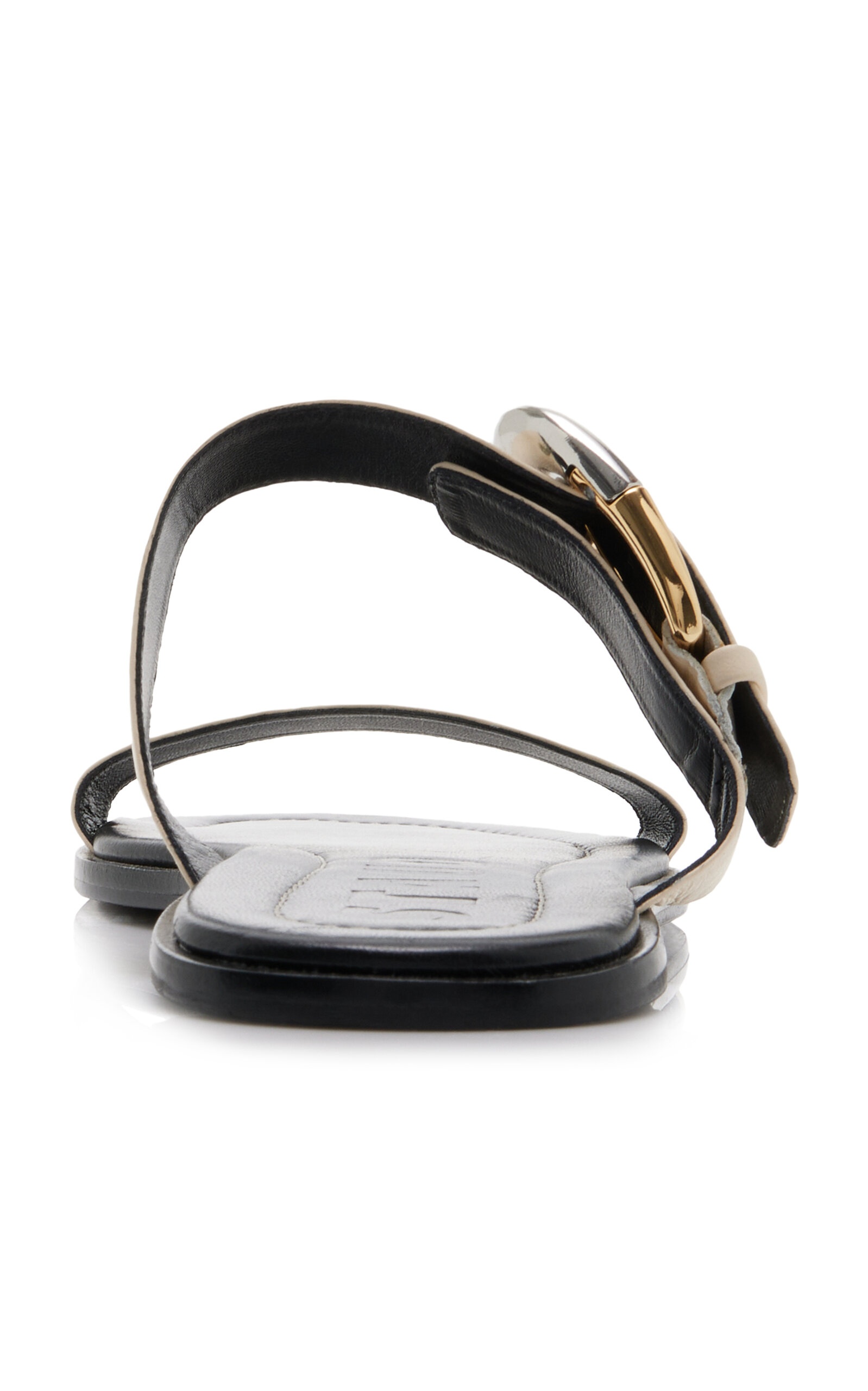Harlow Leather Sandals ivory - 5