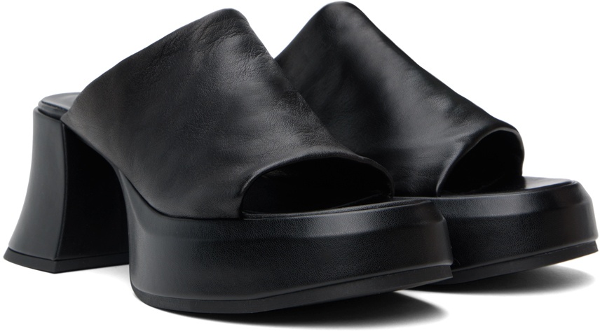 Black Jimena Heeled Sandals - 4