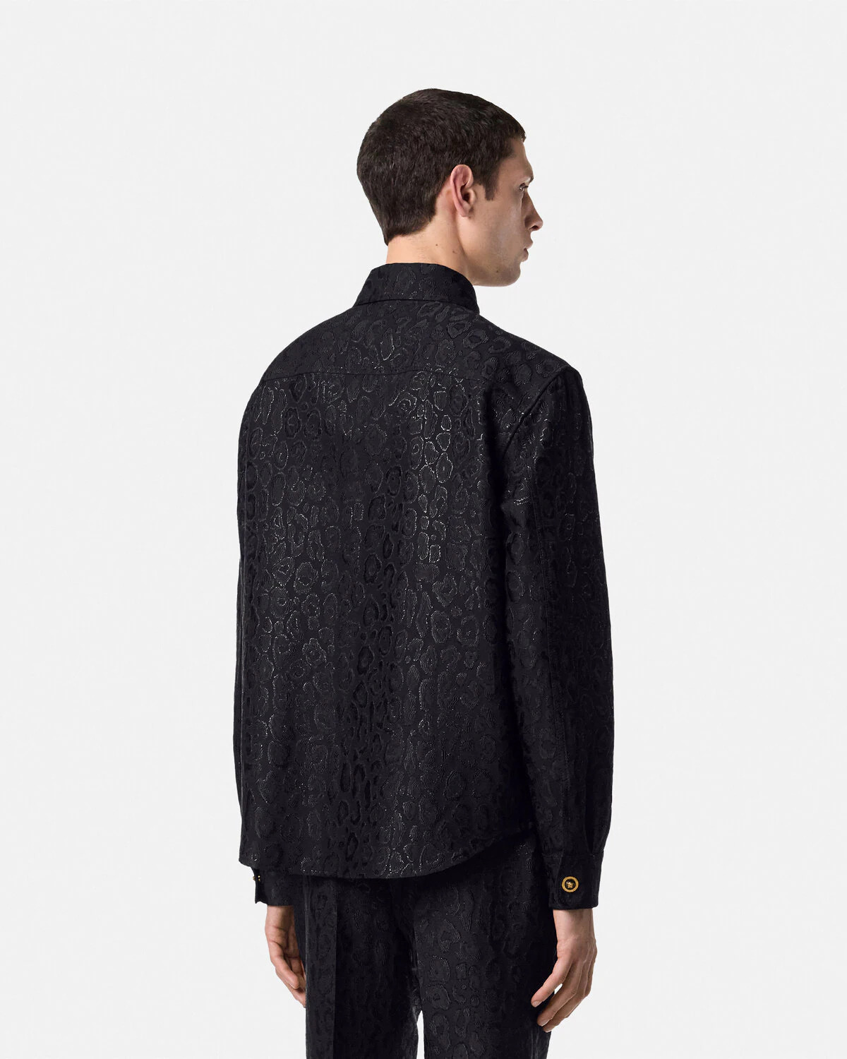 Leopard Jacquard Overshirt - 5