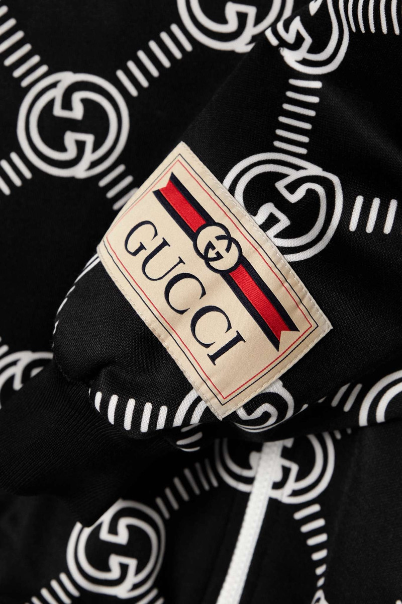 Printed jersey track jacket 5