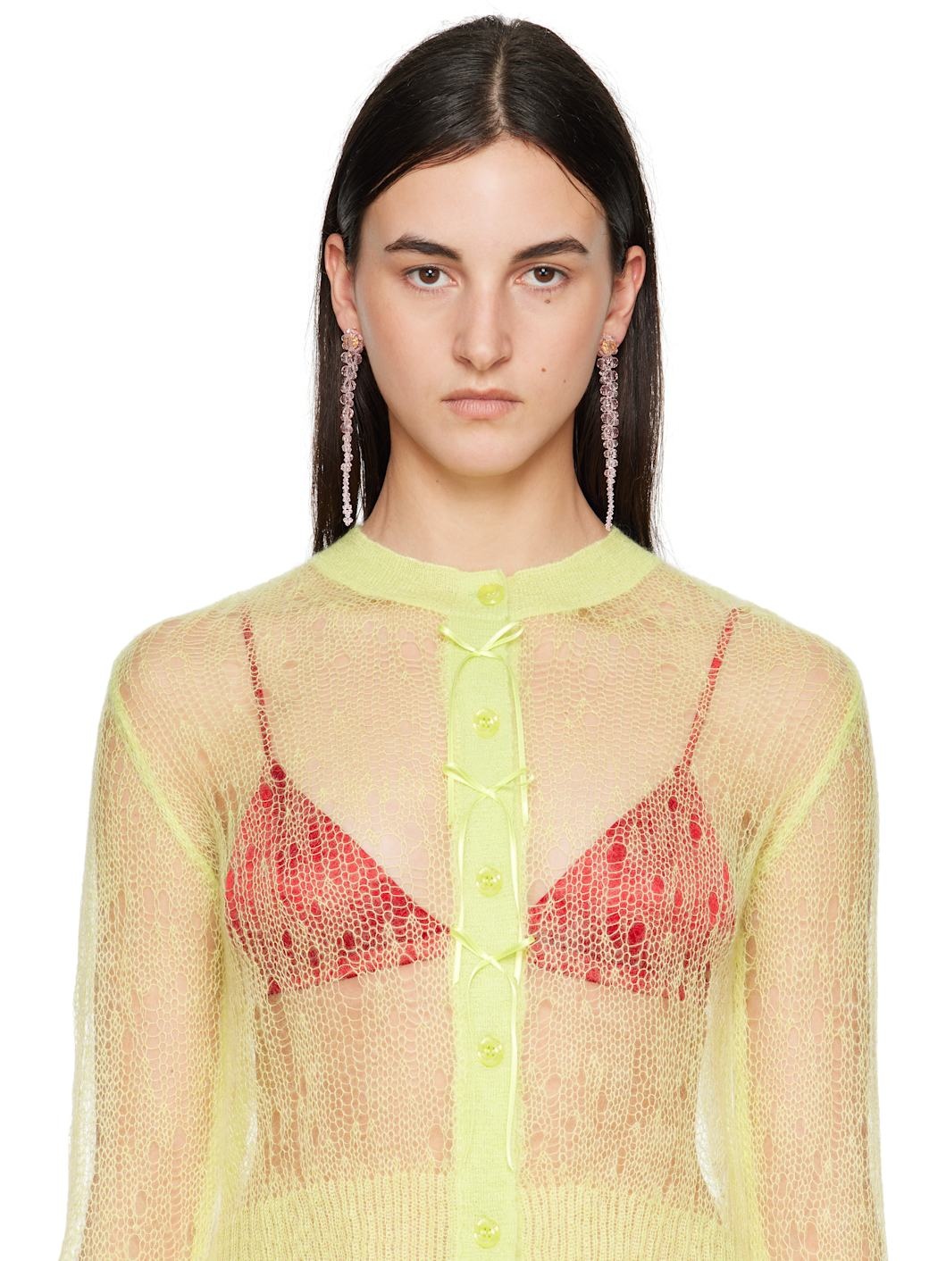 Pink Drip Earrings - 3