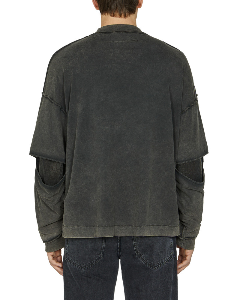 CUT-OUT ELBOW LONGSLEEVE TEE WITH LOGO 5