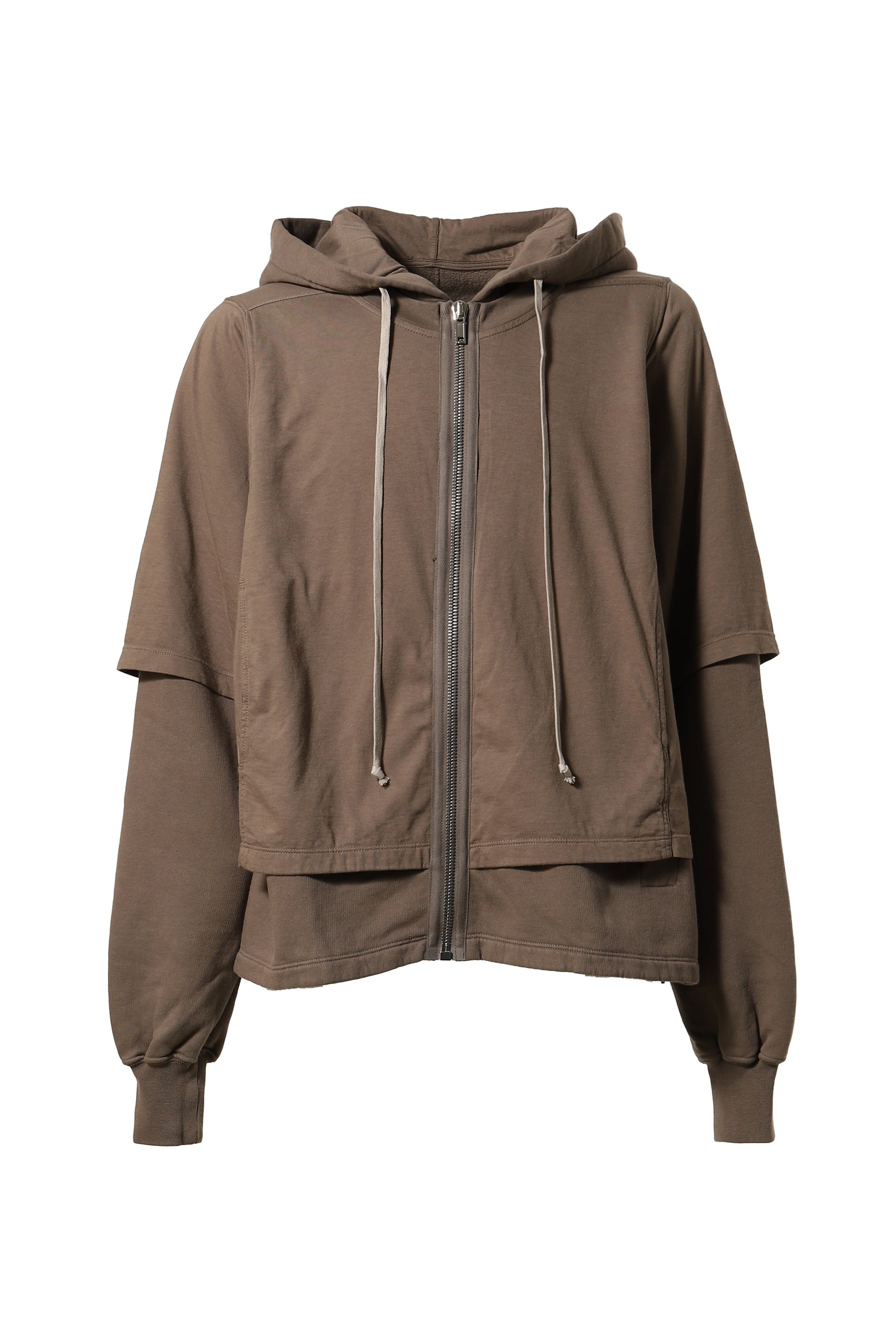 ZIPPED HUSTLER HOODIE / DUST - 1