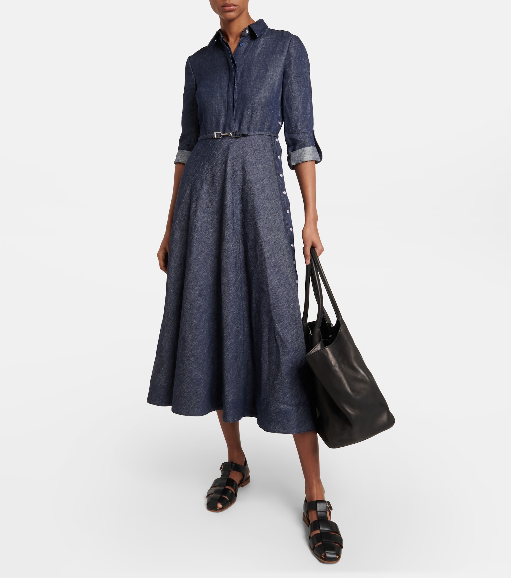 Marley denim midi dress - 2