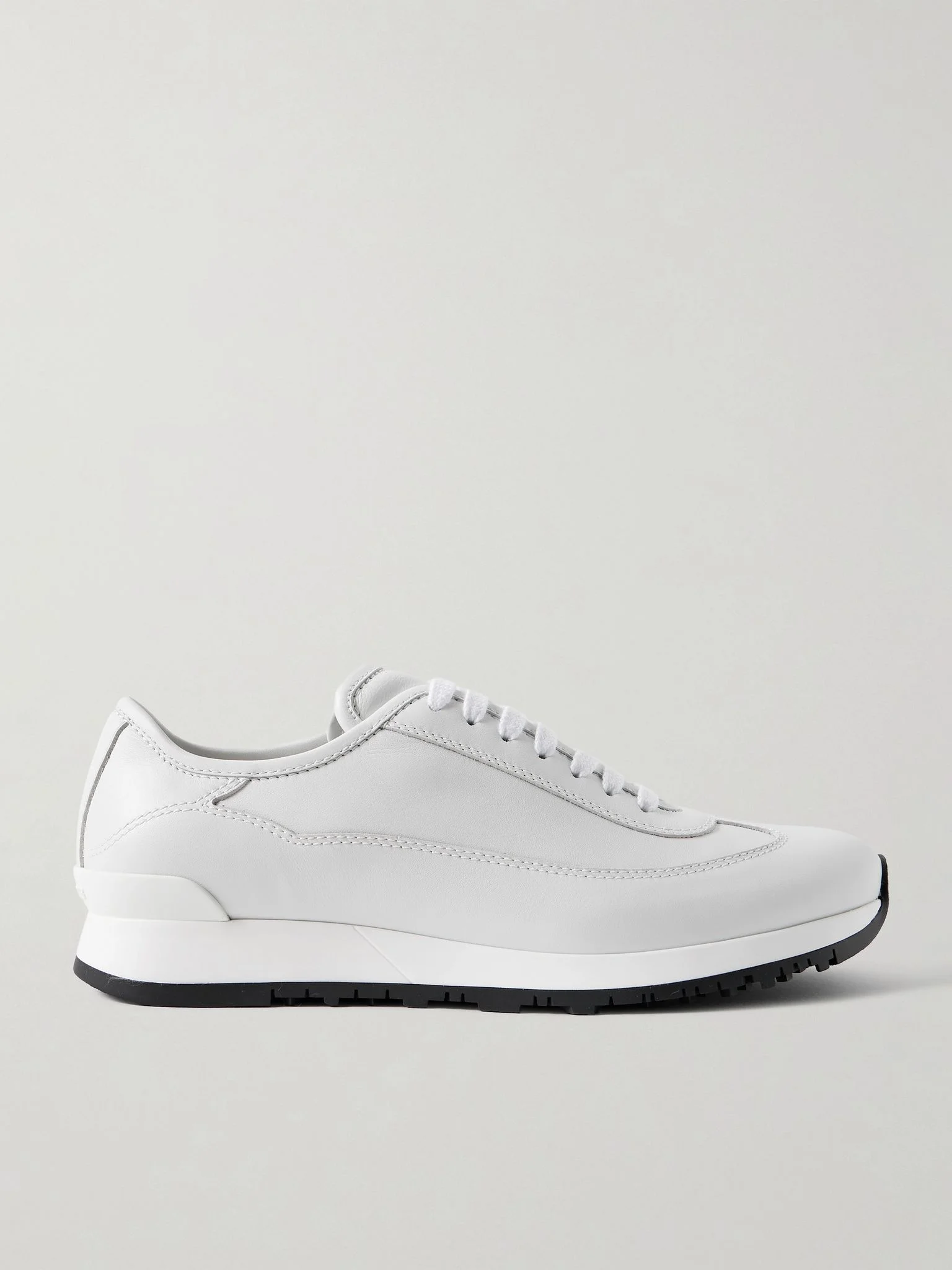 Foundry II Leather Sneakers White - 1