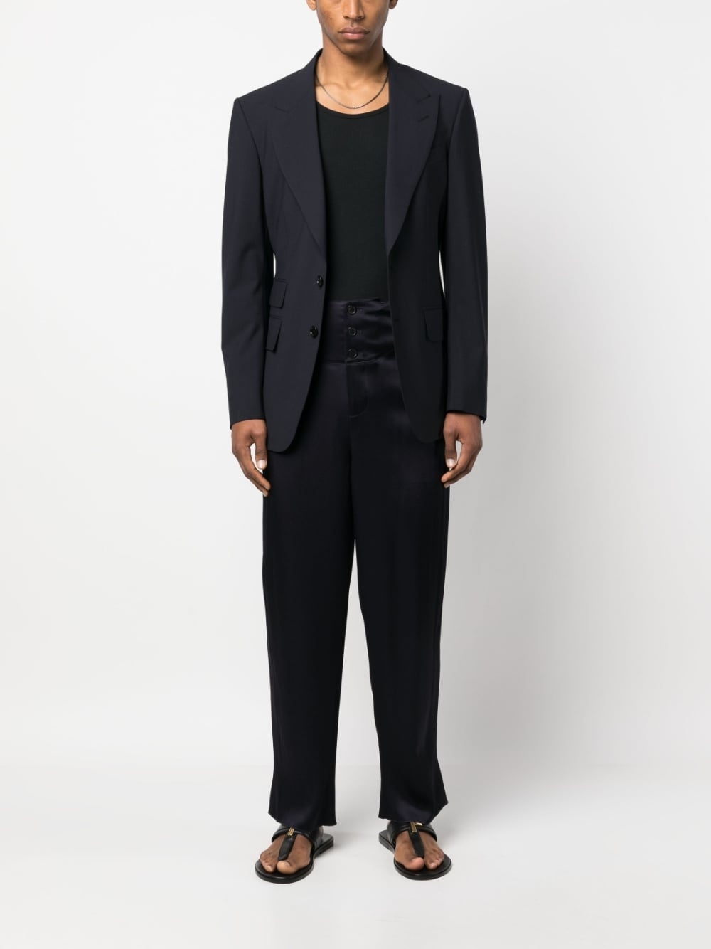 silk tailored trousers - 2