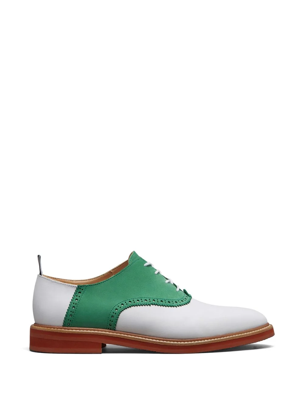 colour-block panelled oxford shoes - 1