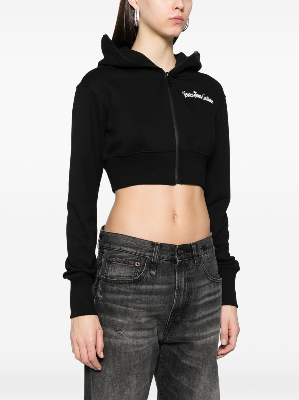 cropped hoodie - 3