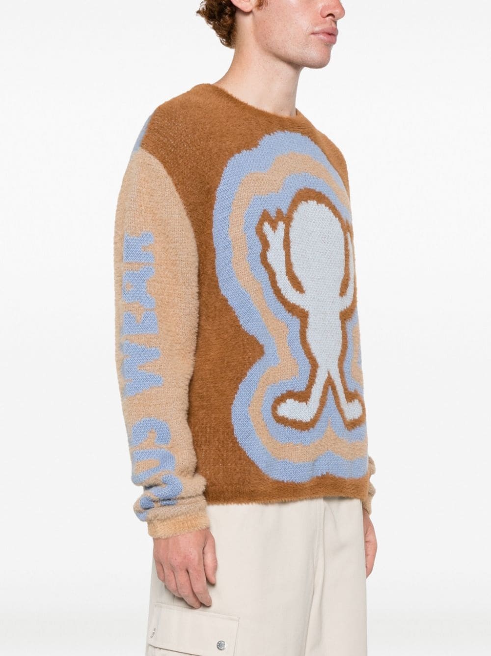 Wirdo Win Hairy jacquard jumper - 3