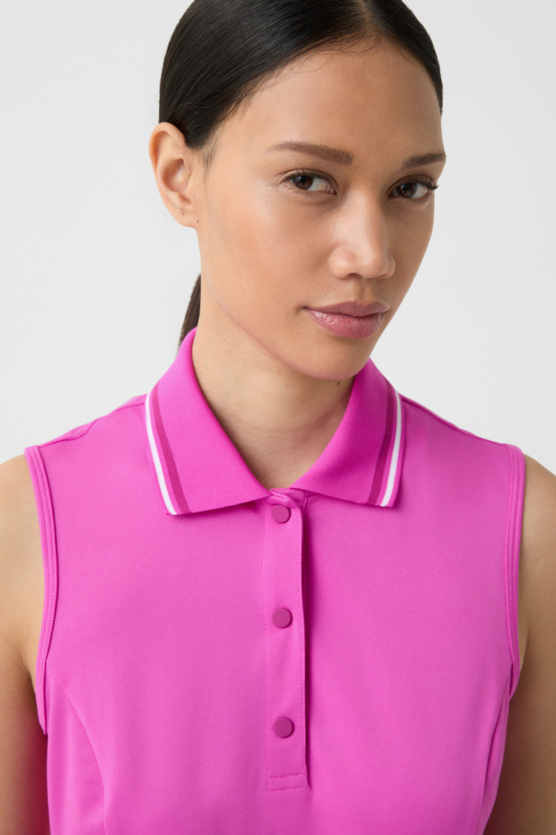 Alessia functional polo top in Pink 4