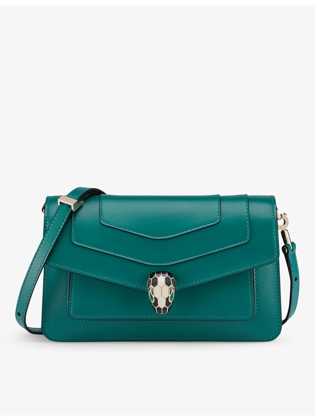 Serpenti Forever leather cross-body bag - 1