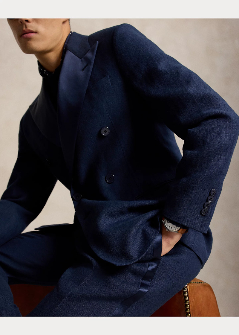 Polo Tailored Fit Linen Tuxedo 6