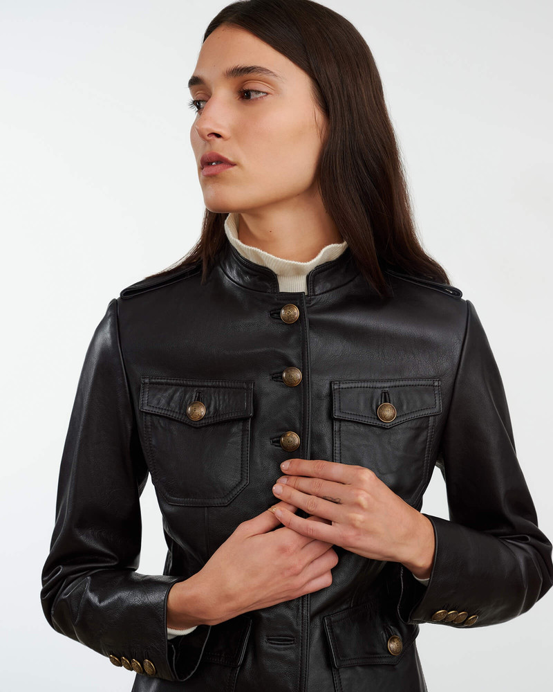 GERALDINE LEATHER JACKET 3